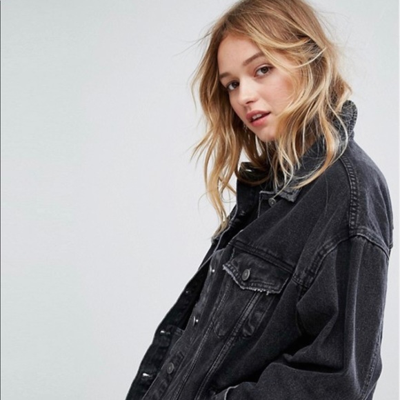 bershka denim jacket mens
